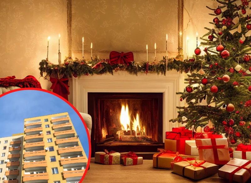 Mieszkanie w bloku nie stoi na przeszkodzie do zamontowania kominka w salonie