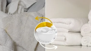Na szczęście są proste sposoby na pozbycie się żółtych plam z białych ręczników. Fot.pixabay.com