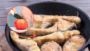 Jak pozbyć się zapachu smażonej ryby z domu? Ten owoc pochłonie część zapachu już w trakcie smażenia.