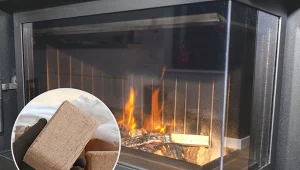 Brykiet posiada dużą kaloryczność, dzięki czemu daje dużo ciepła.