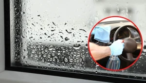 Spray do szyb samochodowych pozwoli pozbyć się wilgoci z okien na kilka tygodni.