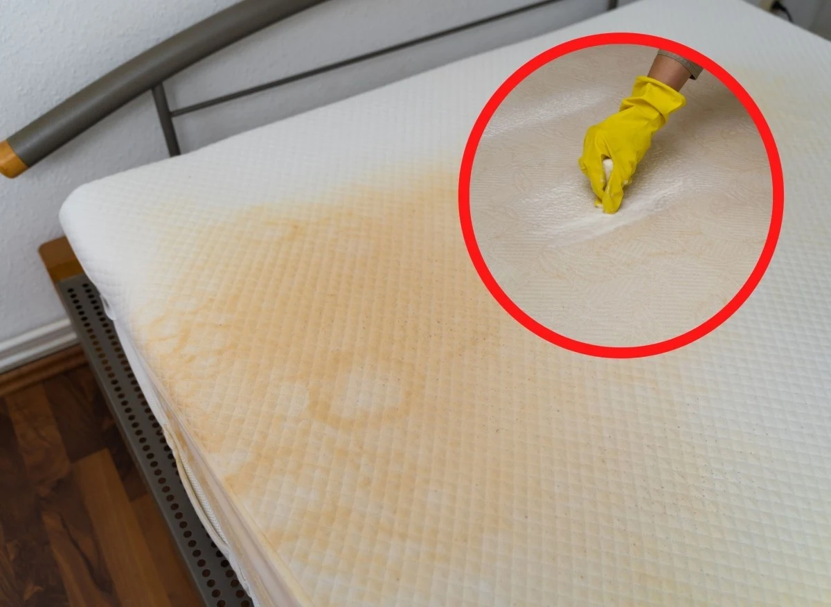 Do usuwania plam z powierzchni podkładu do spania najlepiej nadaje się pasta wykonana z sody oczyszczonej, soli i wody