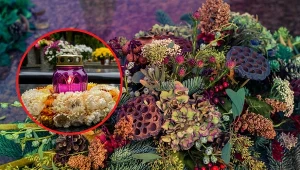 Wykonanie wianka na cmentarz wcale nie jest trudne. Fot. 123RF.com/Mariusz Gaczynski/East News