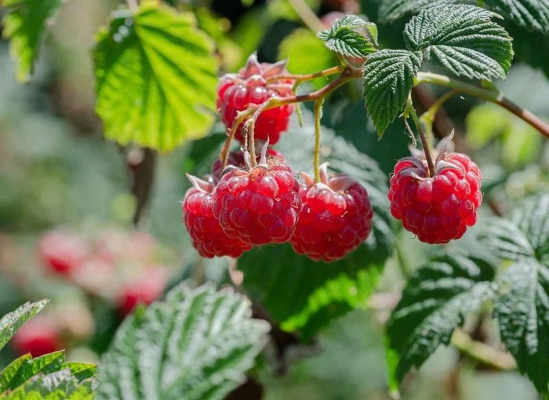 Maliny należy sadzić w kwaśnej ziemi na słonecznym stanowisku