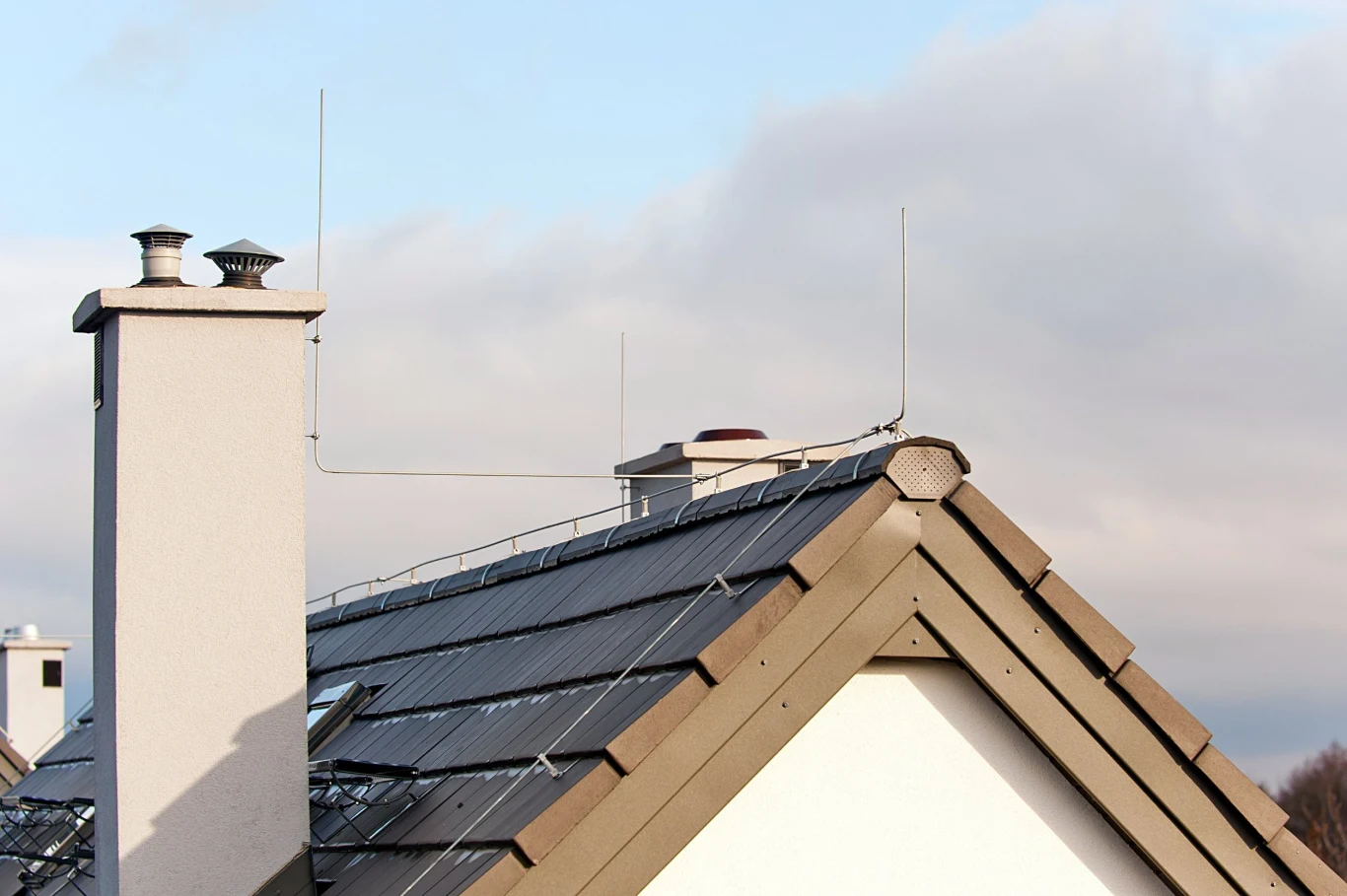 Piorunochron pozwala na uziemienie budynku