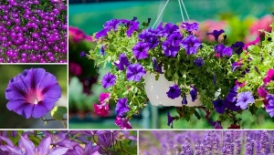 Istnieje wiele pięknym roślin o kolorze fioletowym, które idealnie nadają się do uprawy w donicach.