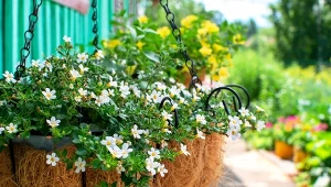 Bakopa może być ozdobą balkonów i ogródków od maja aż do pierwszych przymrozków.