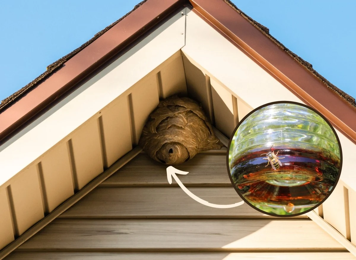 Osy, które zagnieździły się na działce, balkonie lub w garażu okazują się niemałym utrudnieniem