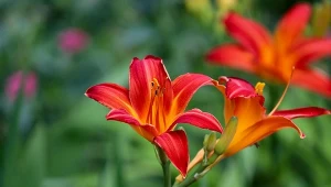 Liliowce czyli dzienne lilie.