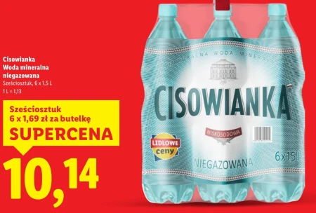 Негазована вода Cisowianka