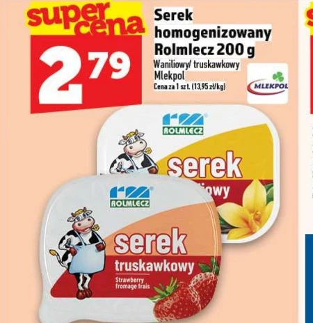 Serek homogenizowany Mlekpol