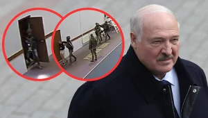 Sceny na korcie, nalot funkcjonariuszy. Zawodniczki przyparte do ściany