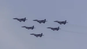 Polskie myśliwce w akcji. "Uruchomiono wszystkie dostępne siły"