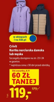 Kurtka narciarska Crivit