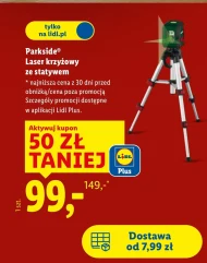 Laser krzyżowy Parkside