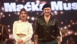 Izabela Skierska i Tomasz Karolak