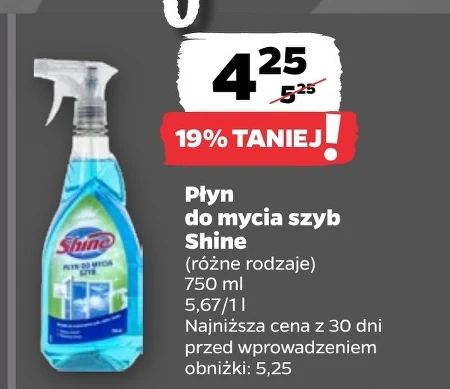 Płyn do mycia szyb Shine