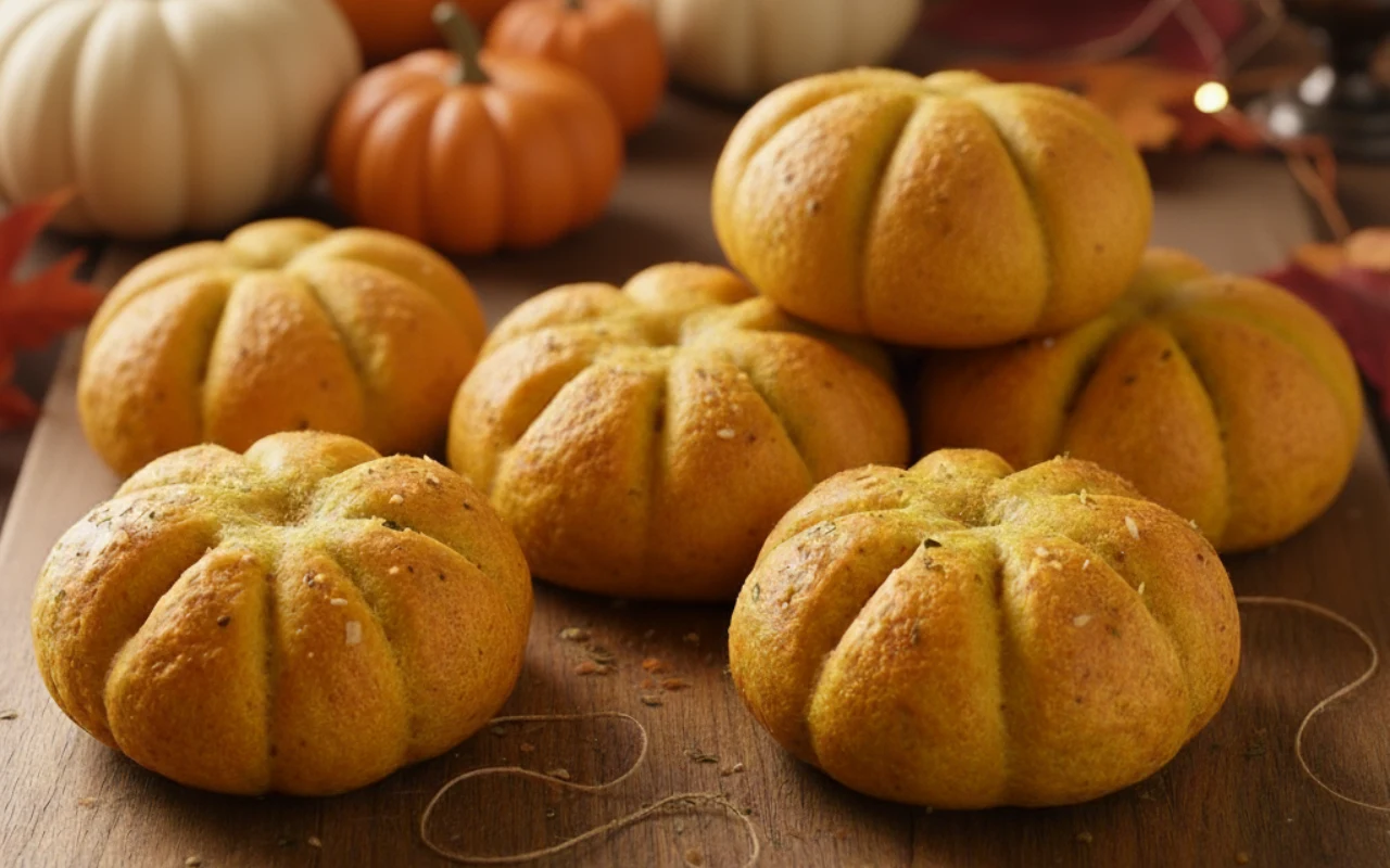 Bułeczki w kształcie dyni