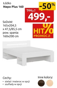Łóżko Nepo Plus