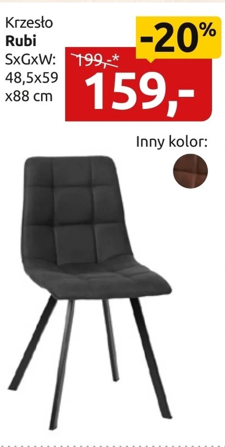 Krzesło Ruby
