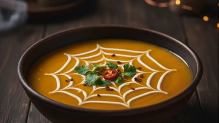 ​Kremowa zupa z dyni. Jesienny klasyk w halloweenowym wydaniu