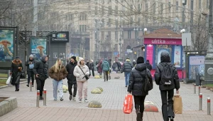 Młodzi Ukraińcy masowo wyjeżdżają z ojczyzny. Na zdj. widok z Kijowa