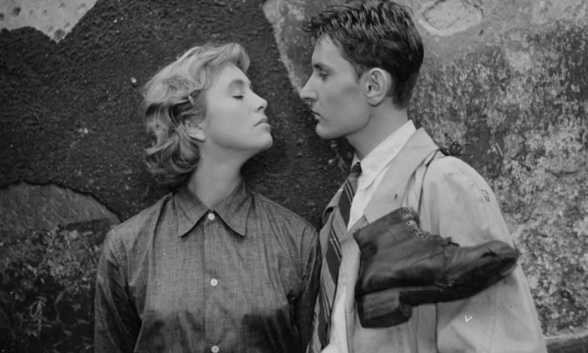 Zofia Marcinkowska i Henryk Boukołowski w filmie Kazimierza Kutza "Nikt nie woła" (1960) Zofia Marcinkowska i Henryk Boukołowski w filmie Kazimierza Kutza "Nikt nie woła" (1960)