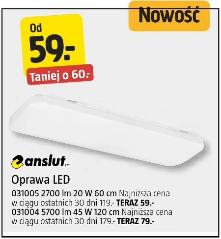 Oprawa led Anslut