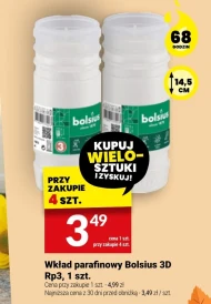 Wkład parafinowy Bolsius