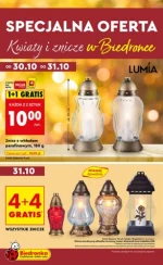 Specjalna oferta kwiaty i znicze - Biedronka