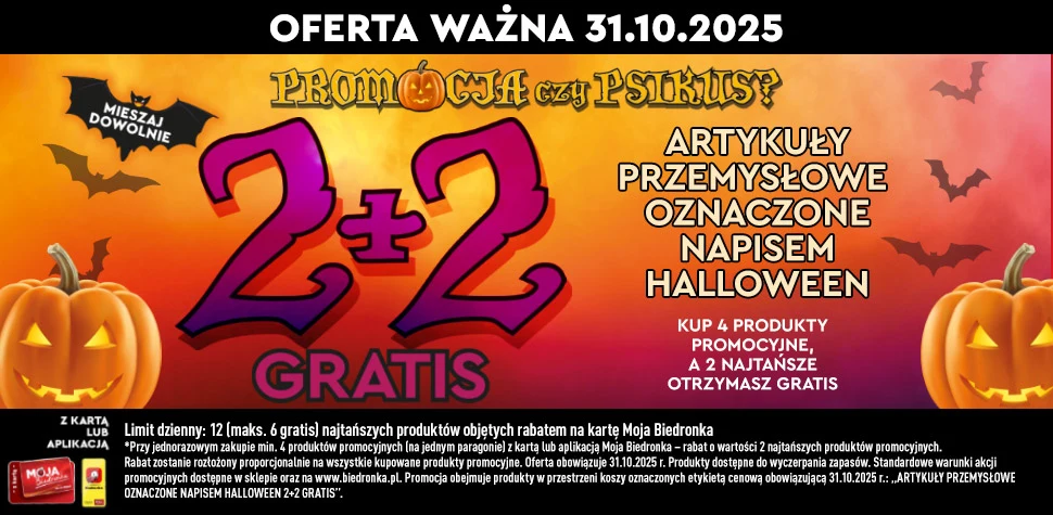 Wyprzedaż Halloweenowa w Biedronce