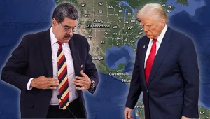 Prezydent Wenezueli Nicolas Maduro, prezydent USA Donald Trump