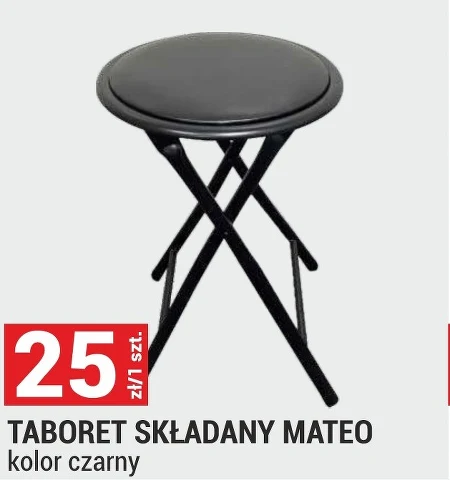 Taboret składany Mateo