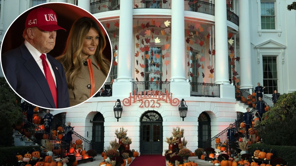 Pierwsza dama USA zadała szyku podczas Halloween w białym domu Pierwsza dama USA zadała szyku podczas Halloween w białym domu