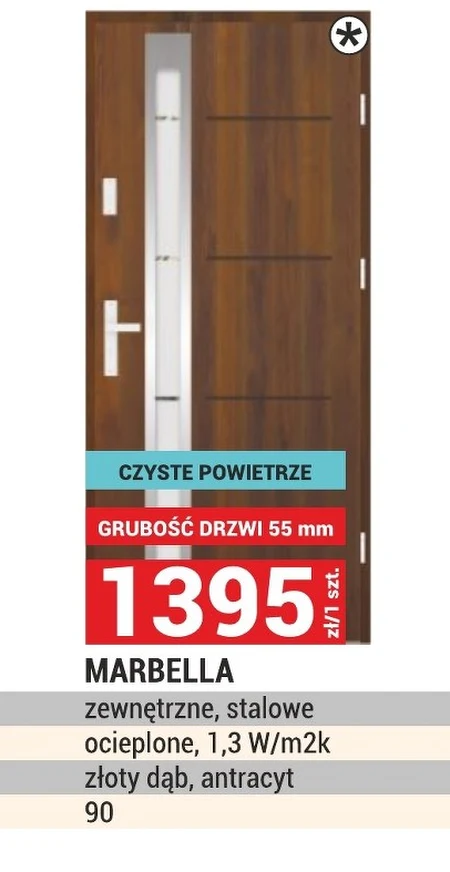 Drzwi zewnętrzne Złoty Plon