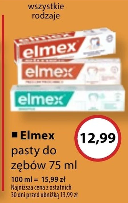Pasta do zębów Elmex