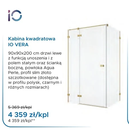 Kabina prysznicowa IO