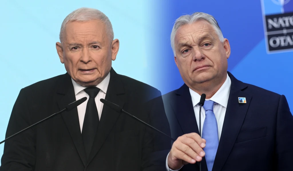 Jarosław Kaczyński i Viktor Orban Jarosław Kaczyński i Viktor Orban