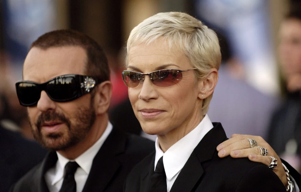 Annie Lennox i Dave Stewart z Eurythmics Annie Lennox i Dave Stewart z Eurythmics