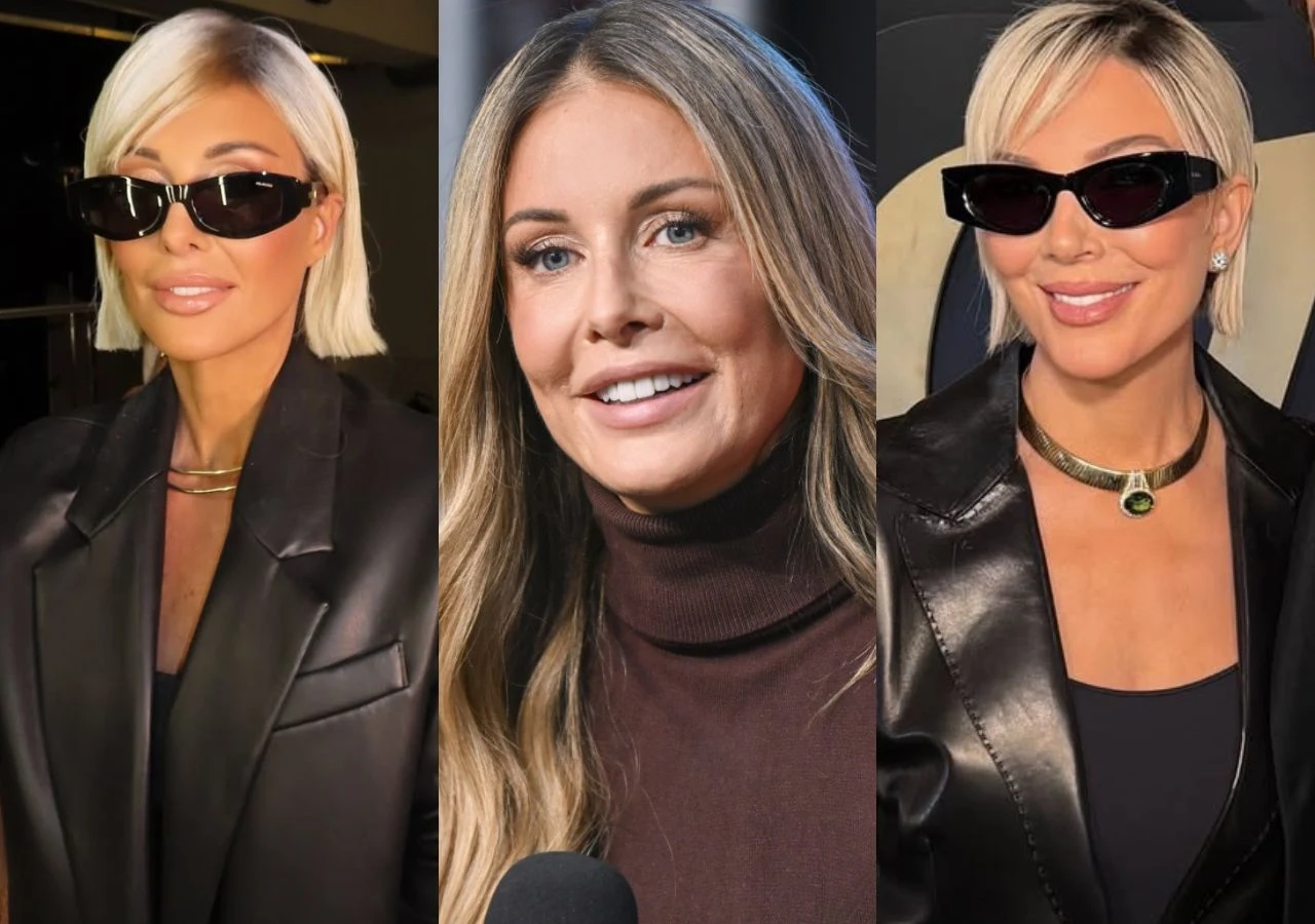 Kolaż trzech zdjęć. Pierwsze i drugie od lewej przedstawia Małgorzatę Rozenek - przebraną za Kris Jenner i w zwykłym wydaniu, a zdjęcie z prawej pokazuje prawdziwą Kris Jenner.