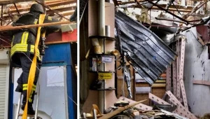 Akcja ratunkowa pod ostrzałem. Rosjanie uderzyli w targowisko, są ranni i zabici