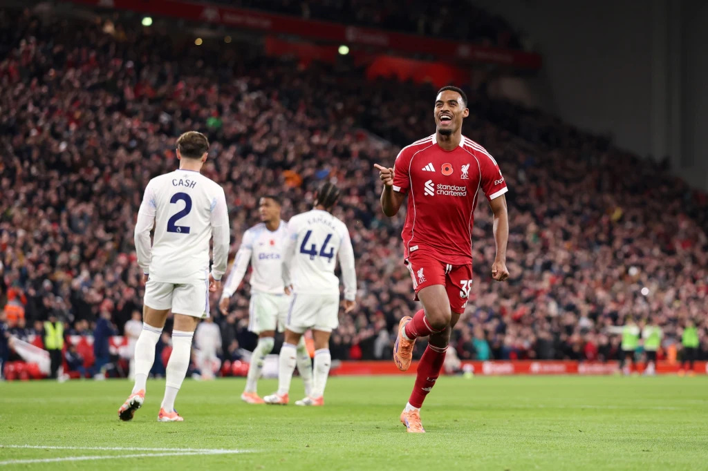 Kadr z meczu Liverpool - Aston Villa Kadr z meczu Liverpool - Aston Villa