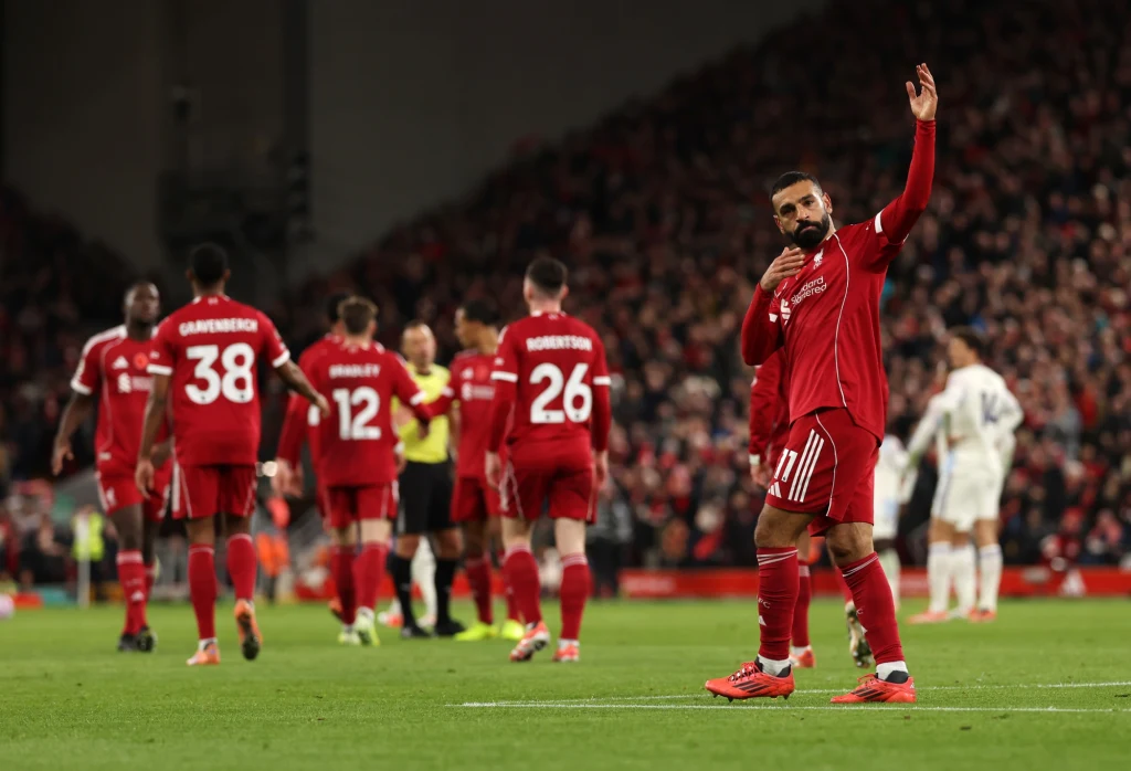 Kadr z meczu Liverpool - Aston Villa Kadr z meczu Liverpool - Aston Villa