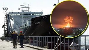 Ukraińcy zaatakowali w porcie. Płonie rosyjski tankowiec, ewakuacja załogi