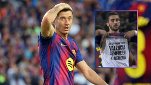 Lewandowski mógł patrzeć, rywal Polaka znów to zrobił. Za chwilę taki gest