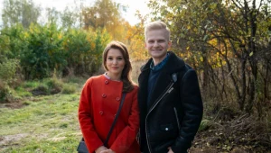 Klaudia Łapot i Paweł Grządziel w serialu "Klan"