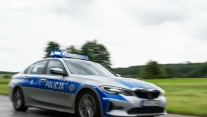 Ścigali kierowcę, uderzyli w drzewo. Ranny policjant