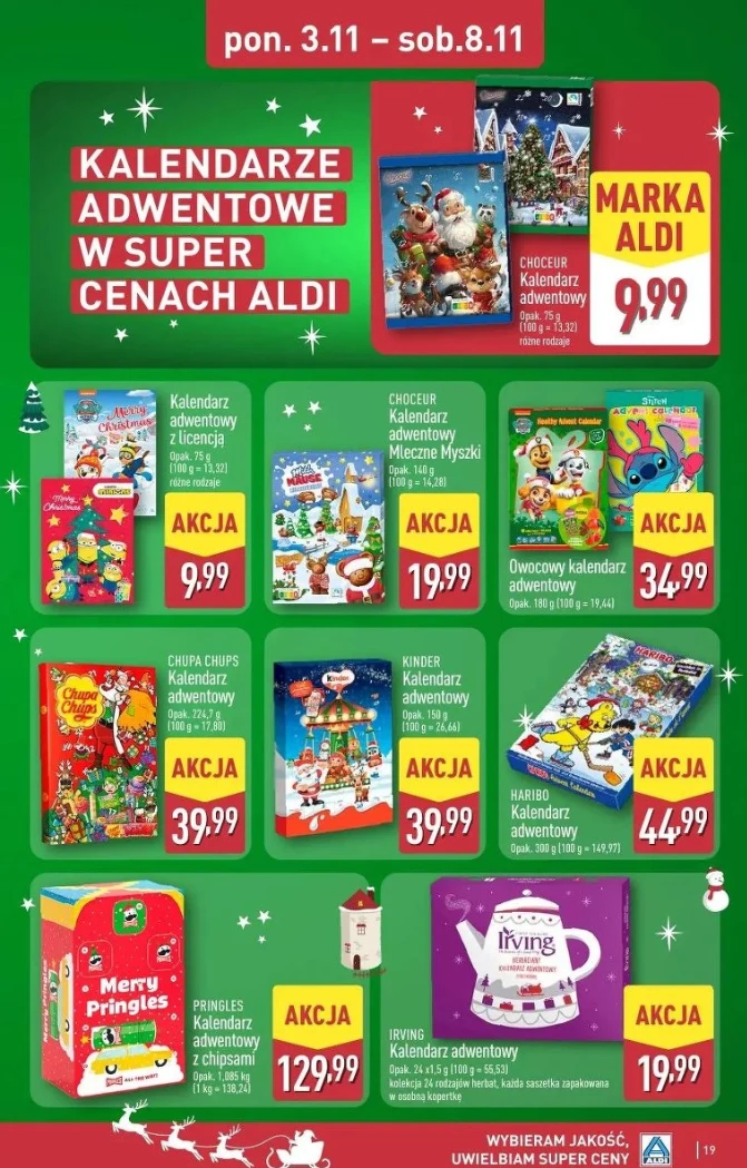 Najlepsze kalendarze adwentowe dla dzieci i dorosłych w ALDI - te świąteczne hity znikają w mgnieniu oka! Najlepsze kalendarze adwentowe dla dzieci i dorosłych w ALDI - te świąteczne hity znikają w mgnieniu oka!