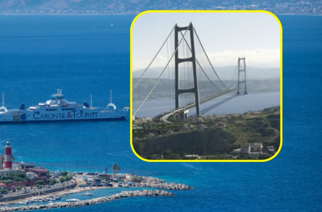 Most przez Cieśninę Mesyńską na Sycylię – najdłuższy most wiszący świata. Most przez Cieśninę Mesyńską na Sycylię – najdłuższy most wiszący świata.