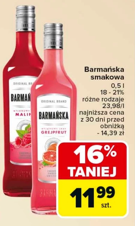 Wódka smakowa Barmańska